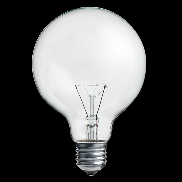 Glob100 klar E27 25W